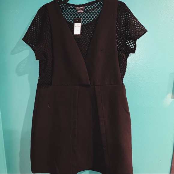 city chic pinafore dress